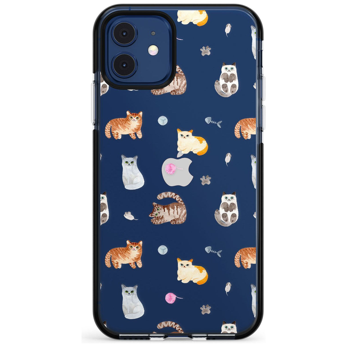 Cats with Toys - Clear Pink Fade Impact Phone Case for iPhone 11 Pro Max