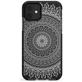 Large White Mandala Transparent Design Pink Fade Impact Phone Case for iPhone 11 Pro Max