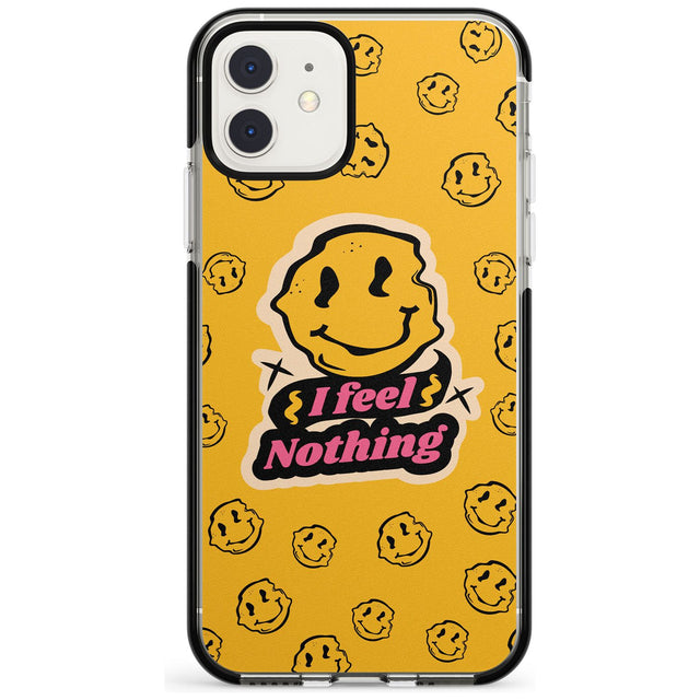 I feel nothing Black Impact Phone Case for iPhone 11