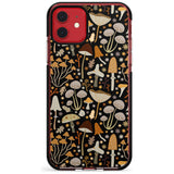 Sentimental Mushrooms Pattern Black Impact Phone Case for iPhone 11 Pro Max