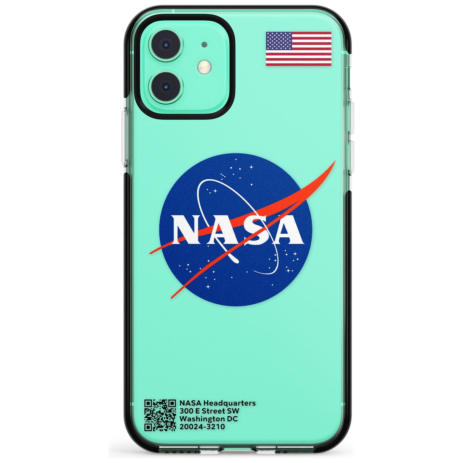 NASA Meatball Black Impact Phone Case for iPhone 11 Pro Max