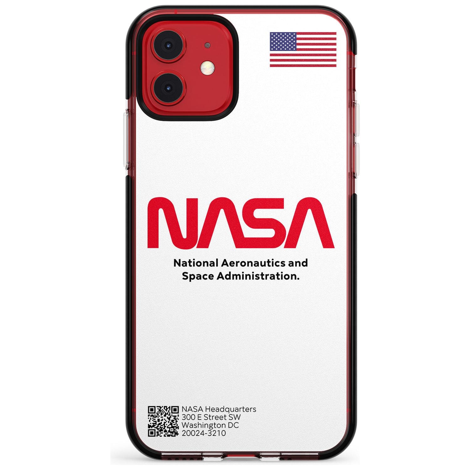 NASA The Worm Black Impact Phone Case for iPhone 11 Pro Max