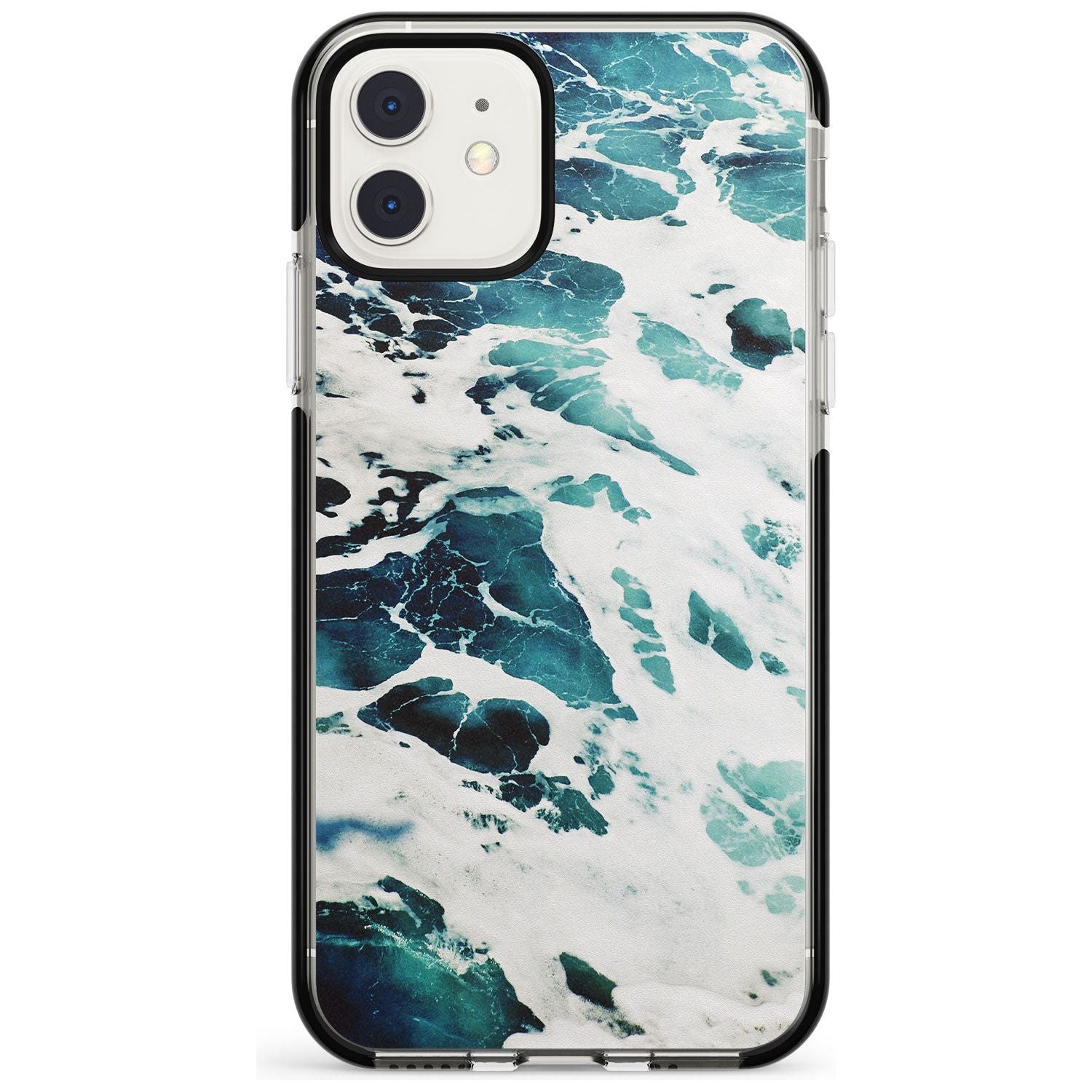 Ocean Waves Photograph Black Impact Phone Case for iPhone 11