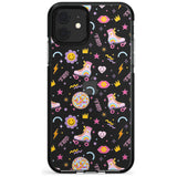 Roller Disco Pattern Black Impact Phone Case for iPhone 11 Pro Max