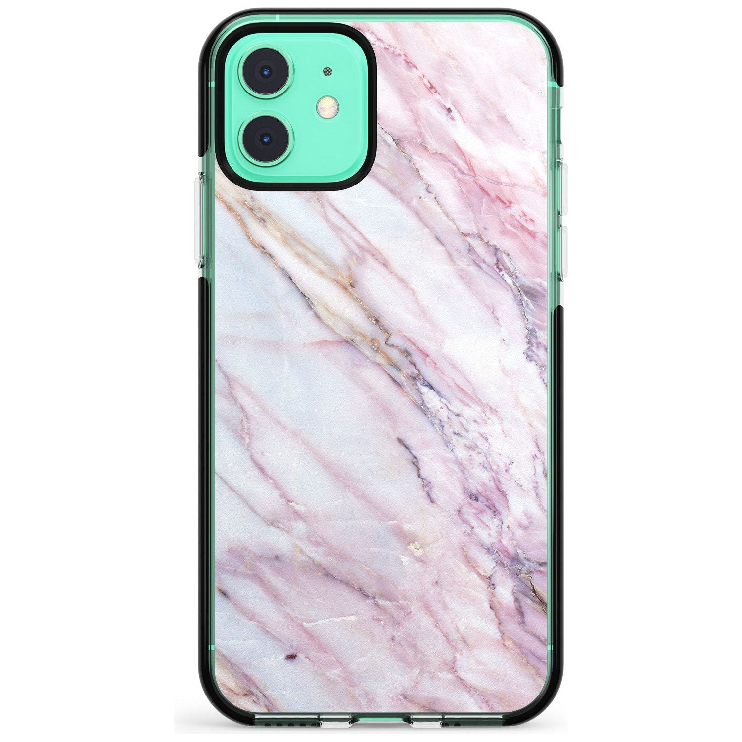 White, Pink & Purple Onyx Marble Texture Pink Fade Impact Phone Case for iPhone 11 Pro Max