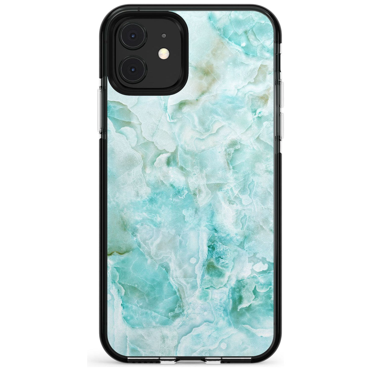 Turquoise Aqua Onyx Marble Pink Fade Impact Phone Case for iPhone 11 Pro Max