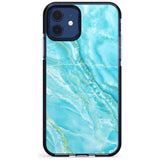 Bright Blue Onyx Marble Texture Pink Fade Impact Phone Case for iPhone 11 Pro Max