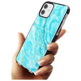 Bright Blue Onyx Marble Texture Pink Fade Impact Phone Case for iPhone 11 Pro Max