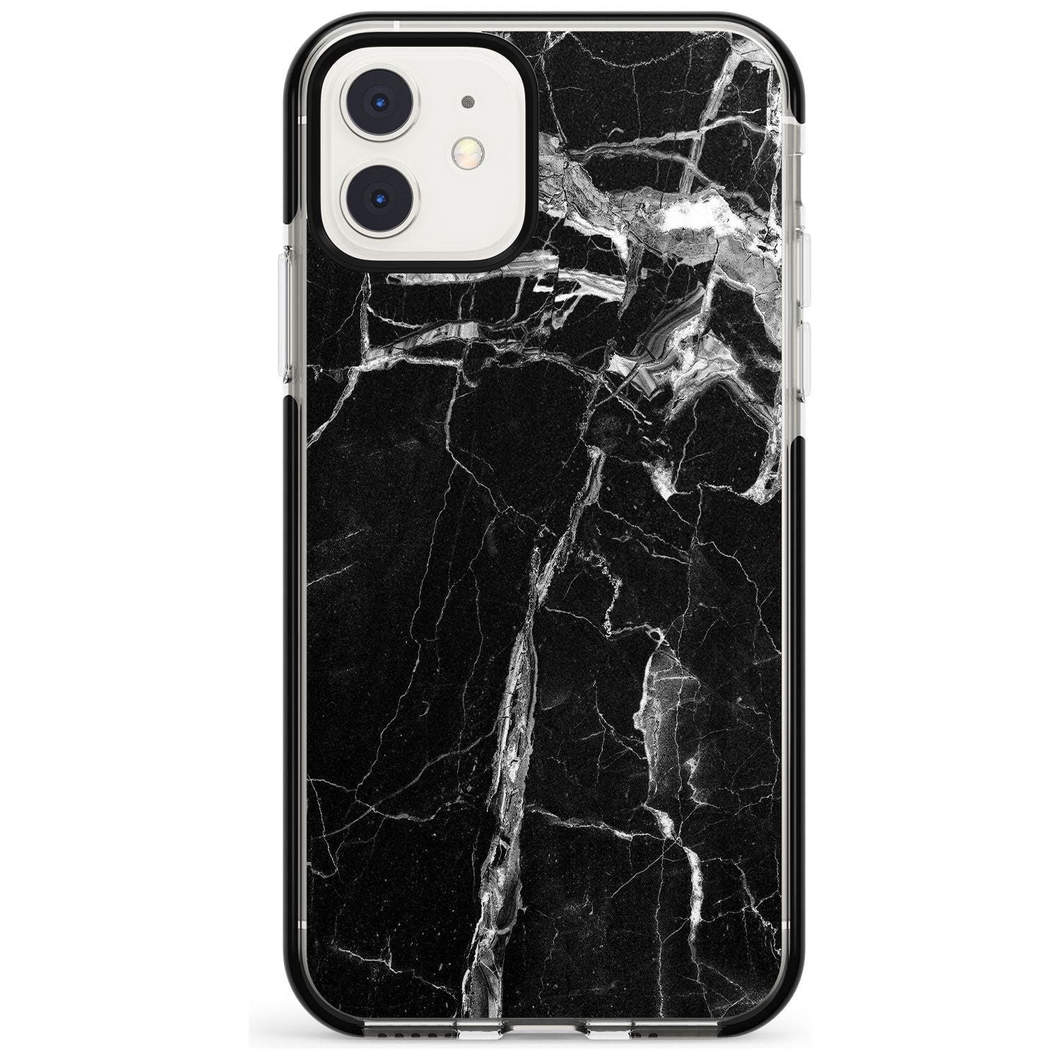 Black Onyx Marble Texture Pink Fade Impact Phone Case for iPhone 11 Pro Max