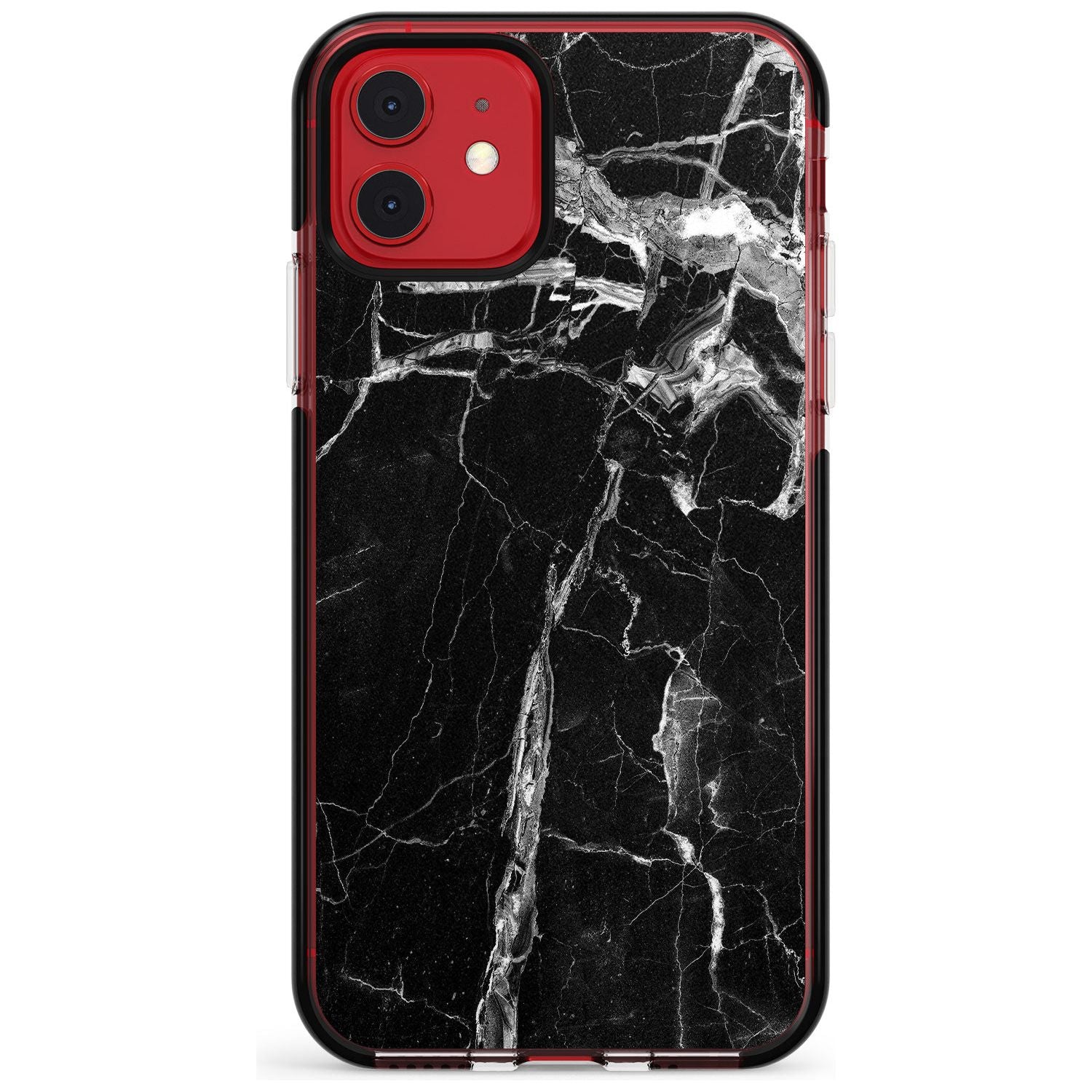 Black Onyx Marble Texture Pink Fade Impact Phone Case for iPhone 11 Pro Max