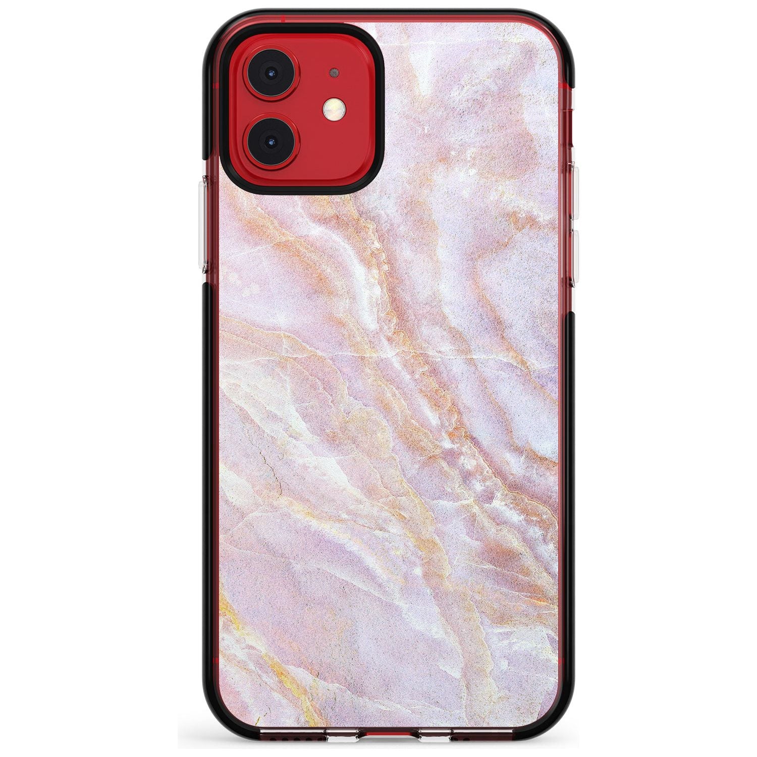 Soft Pink & Yellow Onyx Marble Texture Pink Fade Impact Phone Case for iPhone 11 Pro Max
