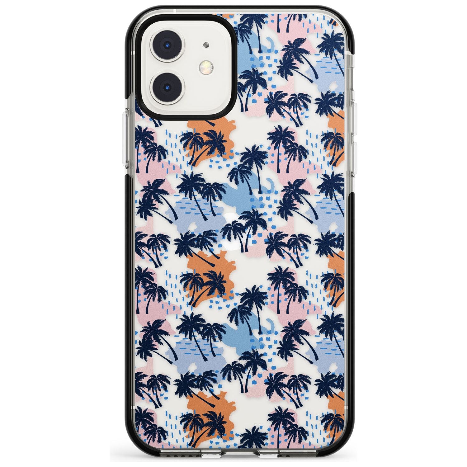 Summer Palm Trees (Clear) Pink Fade Impact Phone Case for iPhone 11 Pro Max