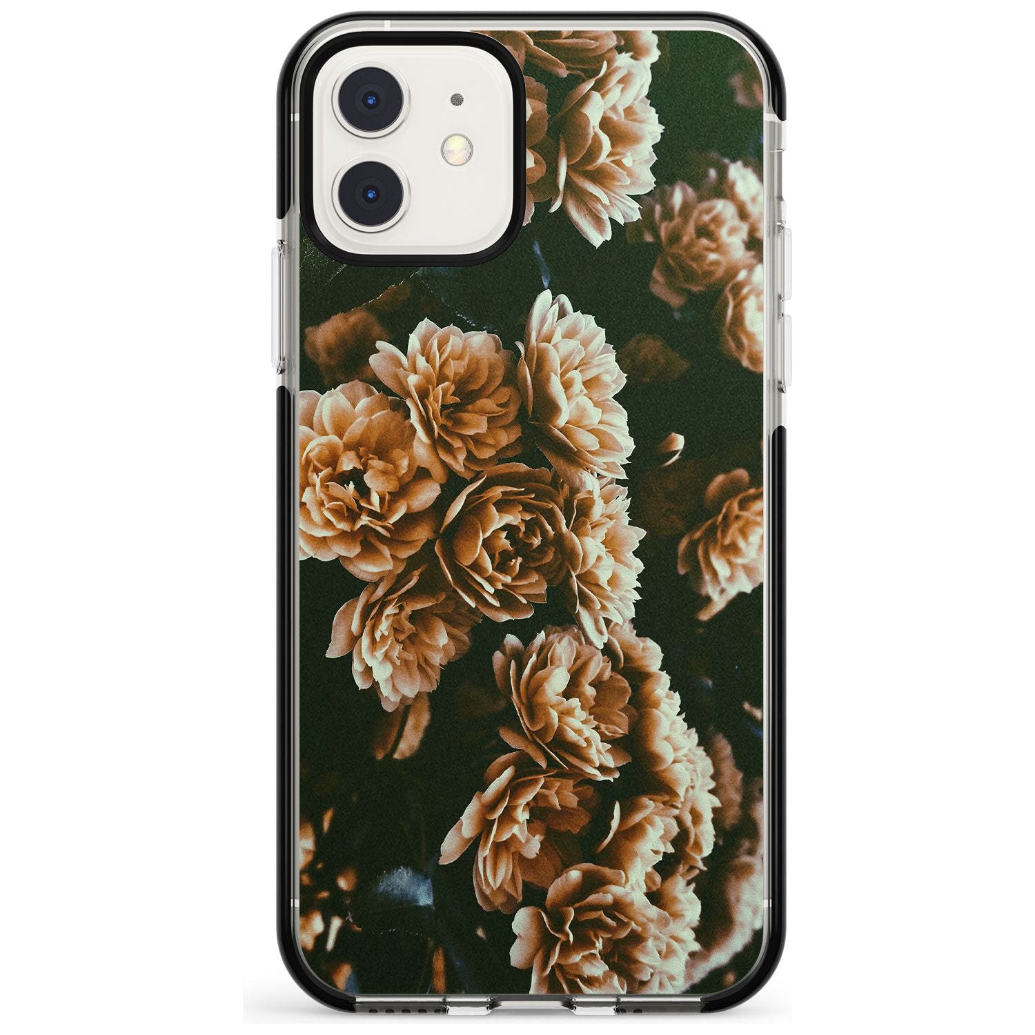 White Peonies - Real Floral Photographs Black Impact Phone Case for iPhone 11