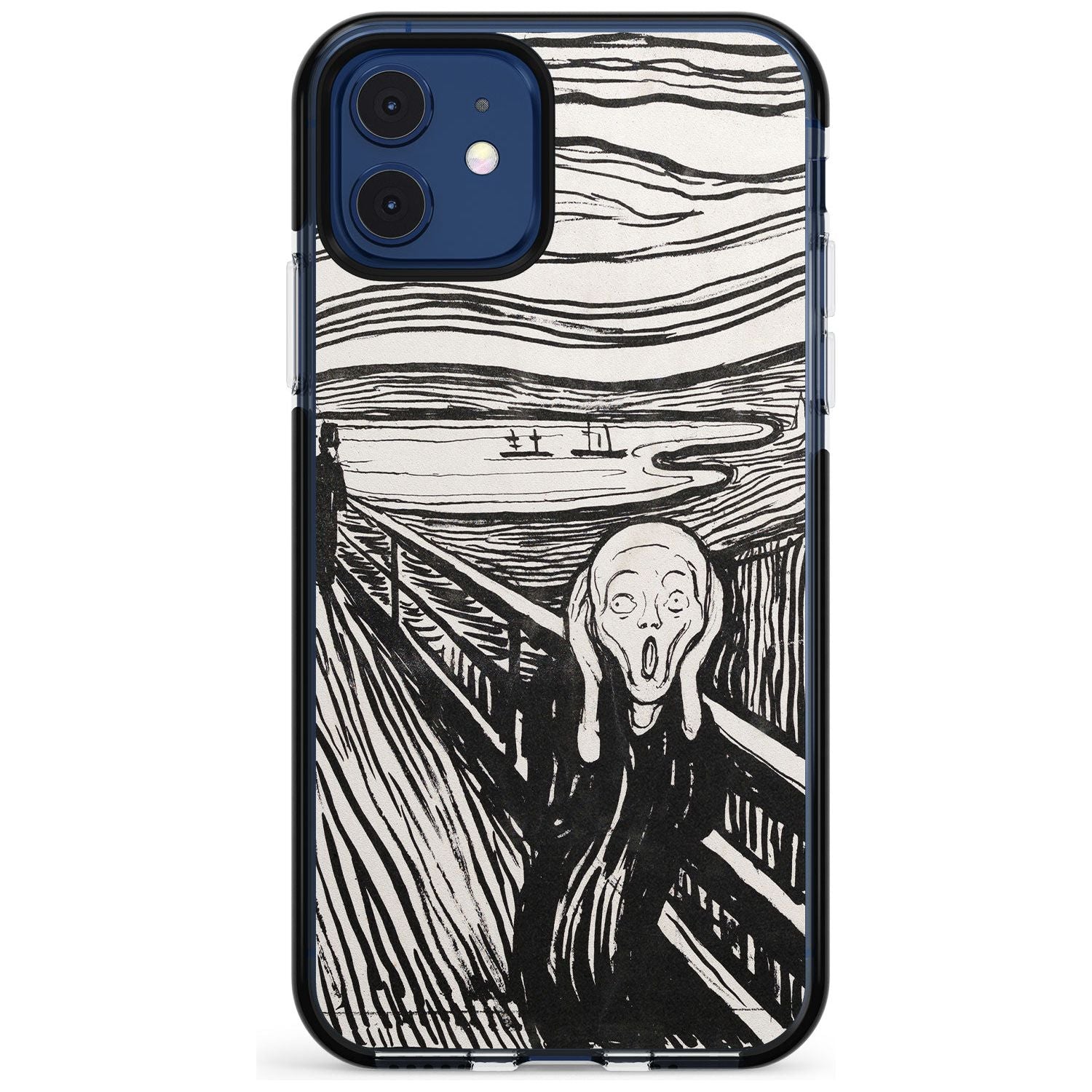 The Scream Black Impact Phone Case for iPhone 11 Pro Max
