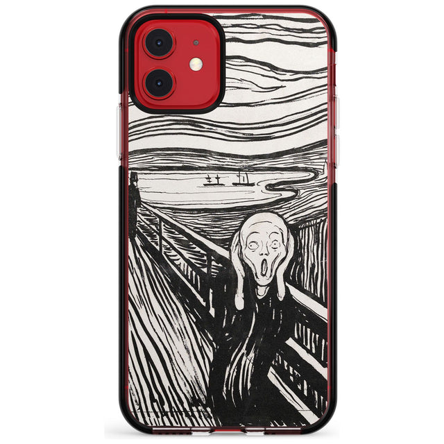 The Scream Black Impact Phone Case for iPhone 11 Pro Max