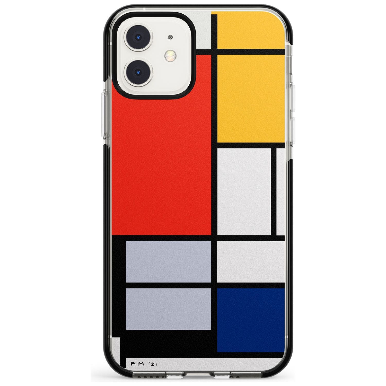 Piet Mondrian's Composition Black Impact Phone Case for iPhone 11 Pro Max