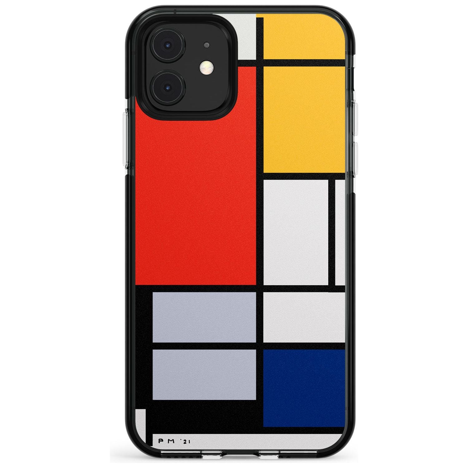 Piet Mondrian's Composition Black Impact Phone Case for iPhone 11 Pro Max