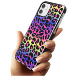 Rainbow Gradient Leopard Print Pink Fade Impact Phone Case for iPhone 11 Pro Max