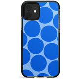 Abstract Retro Shapes: Blue Dots Pink Fade Impact Phone Case for iPhone 11 Pro Max