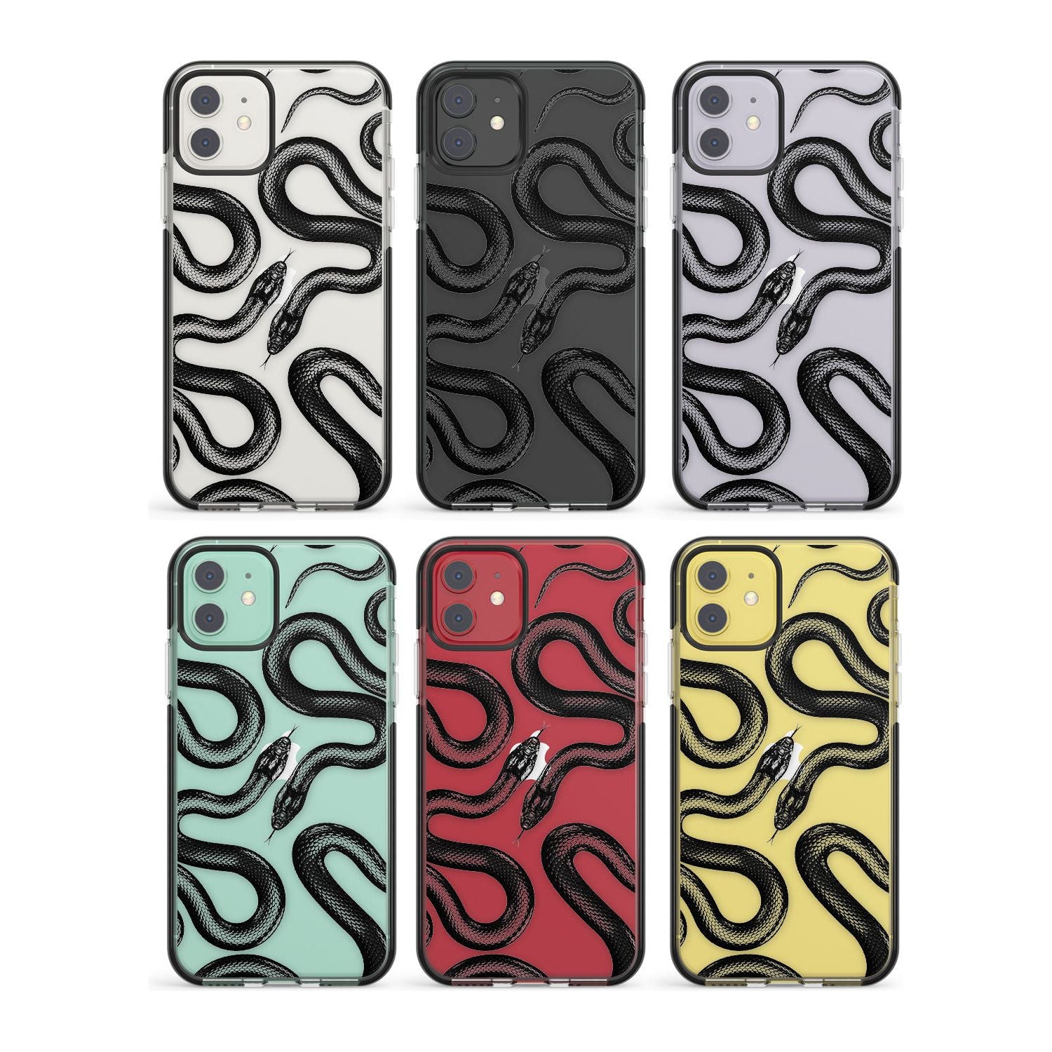 Snakes Impact Phone Case for iPhone 11, iphone 12