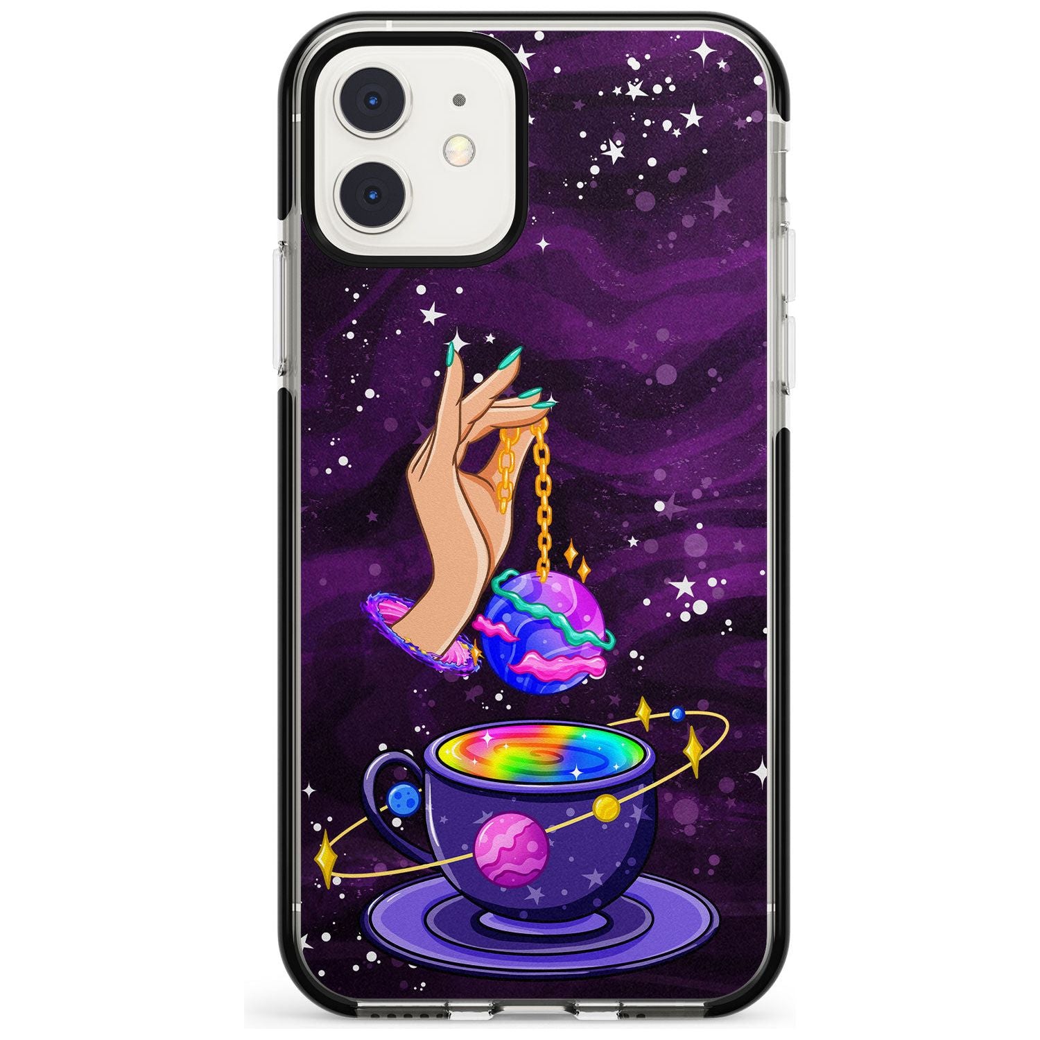 Space Tea Black Impact Phone Case for iPhone 11 Pro Max