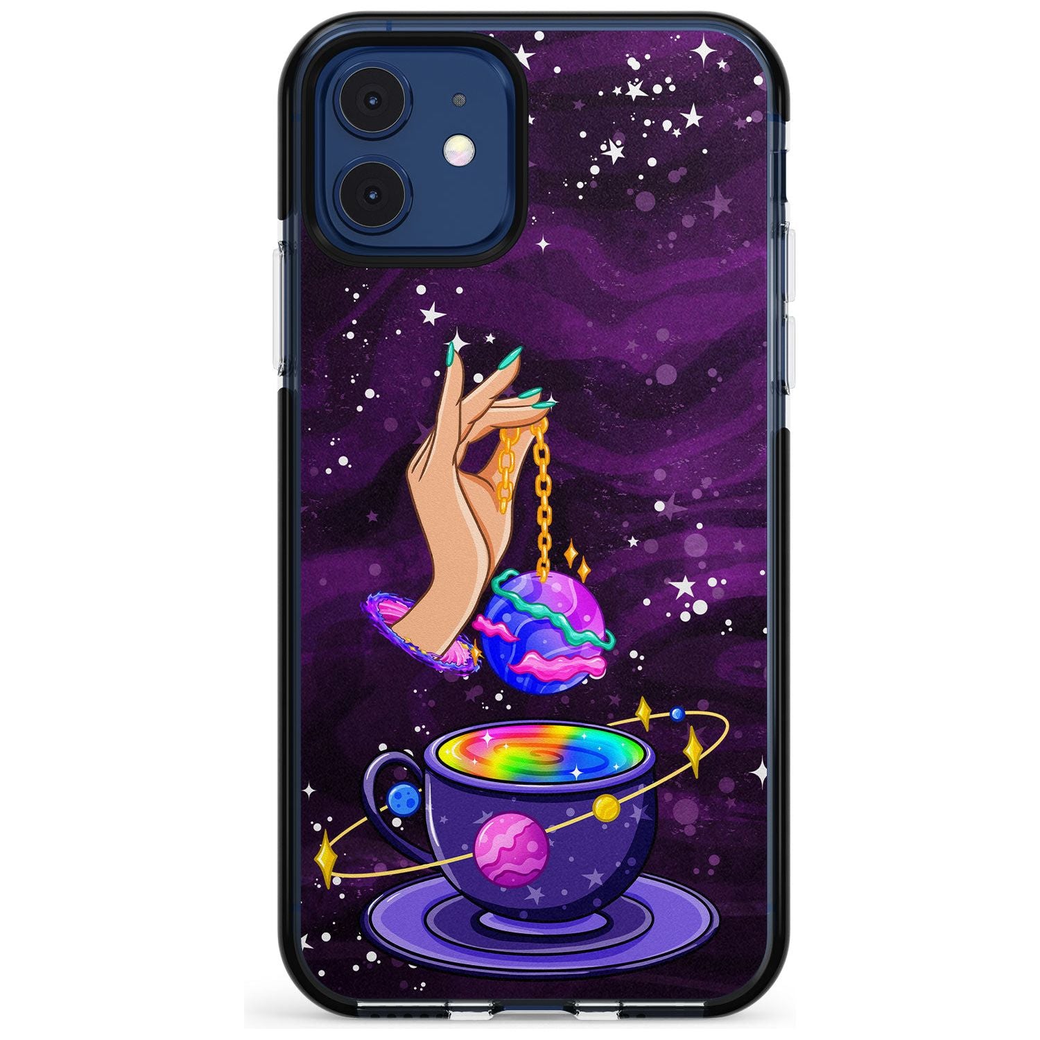 Space Tea Black Impact Phone Case for iPhone 11 Pro Max