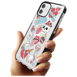 Skull & Flowers Sticker  iPhone Case   Phone Case - Case Warehouse