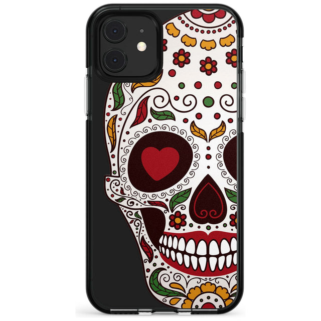Autumn Sugar Skull Black Impact Phone Case for iPhone 11 Pro Max