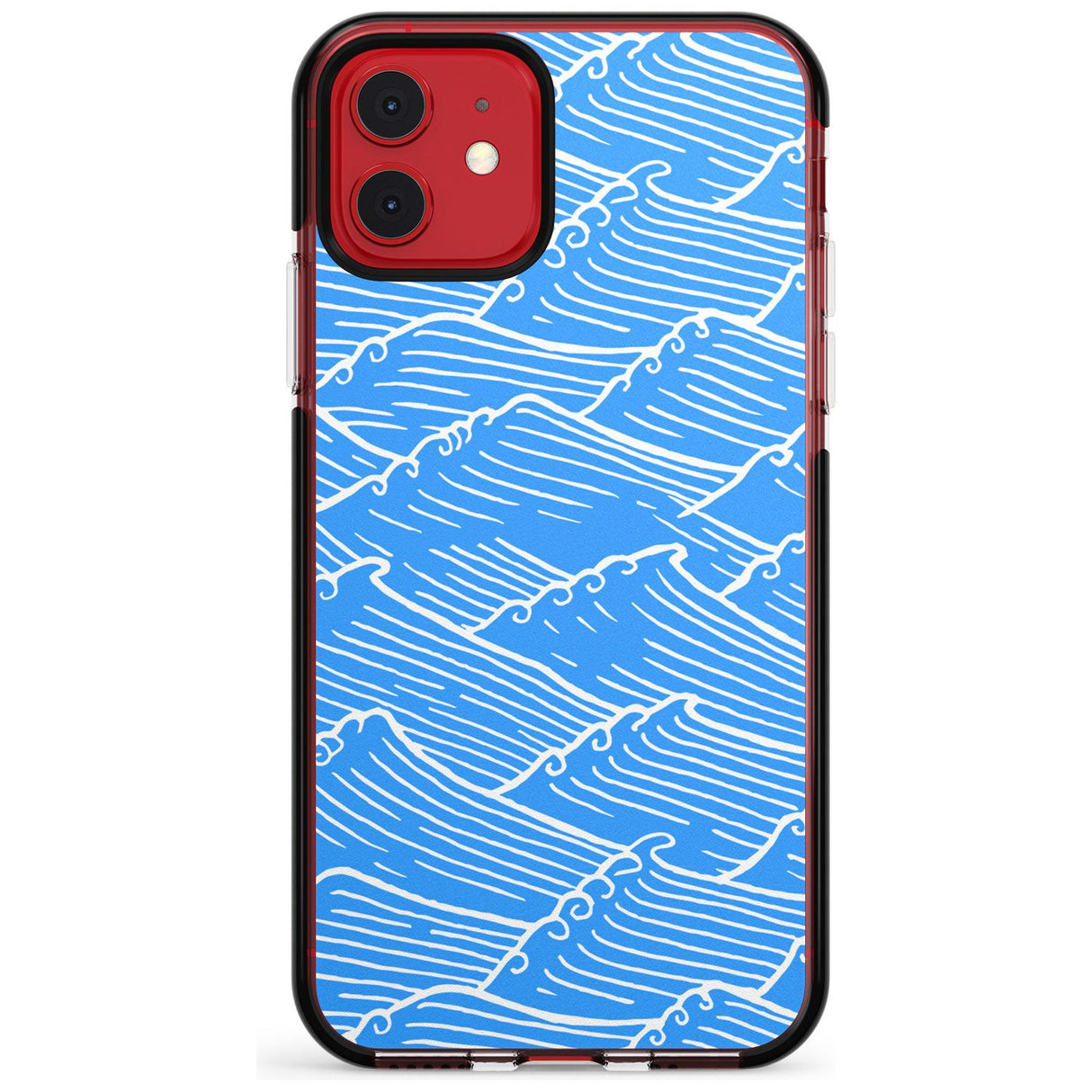 Waves Pattern Black Impact Phone Case for iPhone 11 Pro Max