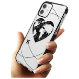 Globe Heart iPhone Case   Phone Case - Case Warehouse