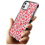 Heart Leopard Print Pink Fade Impact Phone Case for iPhone 11 Pro Max