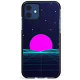 Miami Sunset Vaporwave Black Impact Phone Case for iPhone 11 Pro Max