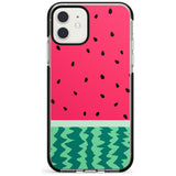 Full Watermelon Print iPhone Case  Black Impact Phone Case - Case Warehouse