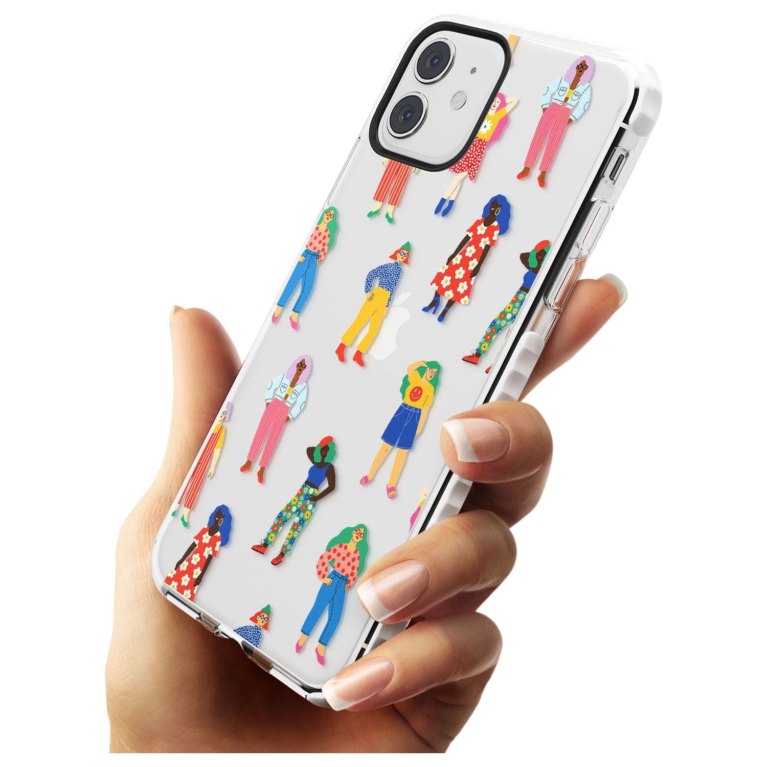 Girls Pattern Impact Phone Case for iPhone 11