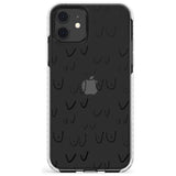 Boob Pattern (Black) Slim TPU Phone Case for iPhone 11