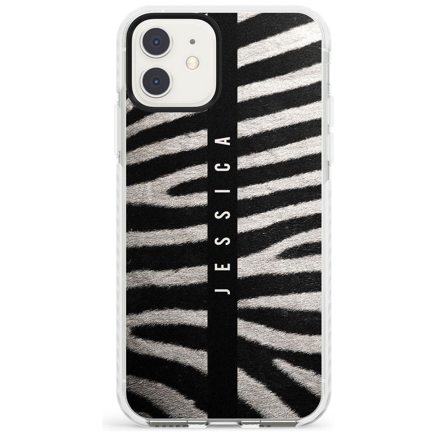 Zebra Print iPhone Case  Impact Case Custom Phone Case - Case Warehouse