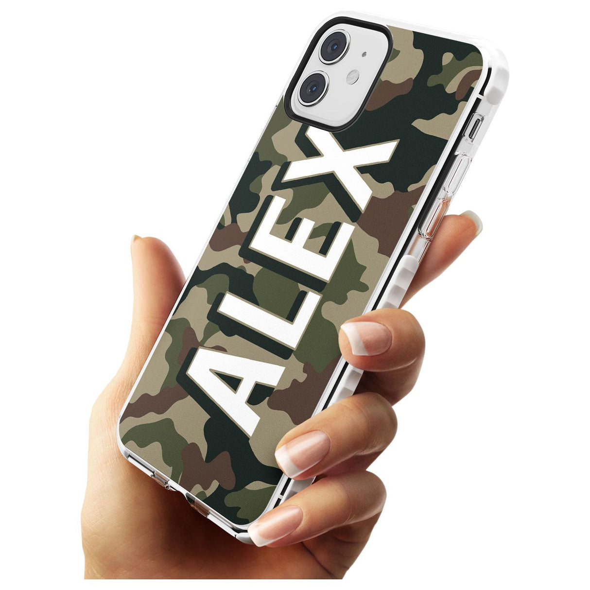 Classic Green Camo Slim TPU Phone Case for iPhone 11