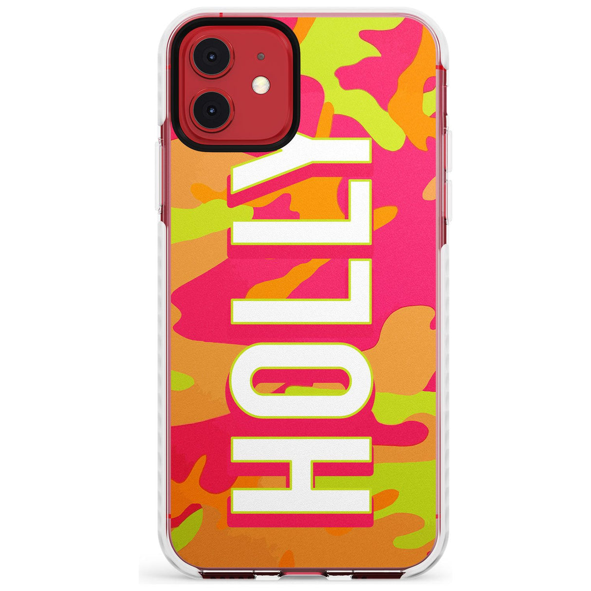 Colourful Neon Camo Slim TPU Phone Case for iPhone 11