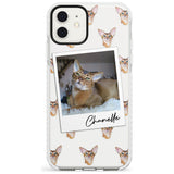 Personalised Abyssinian Cat Photo Impact Phone Case for iPhone 11