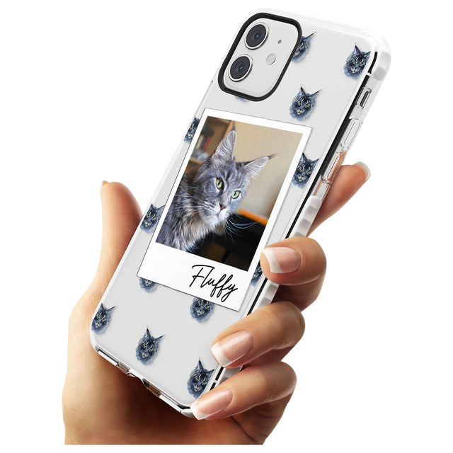 Personalised Maine Coon Photo Impact Phone Case for iPhone 11