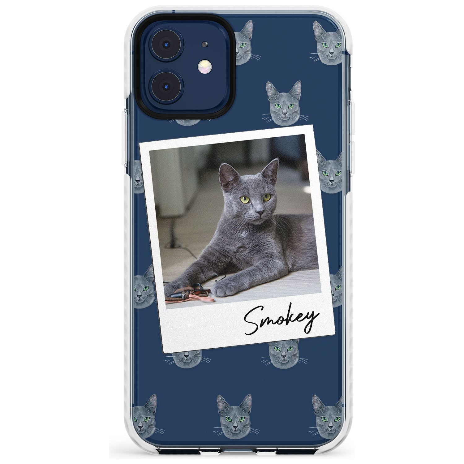 Personalised Korat Cat Photo Impact Phone Case for iPhone 11