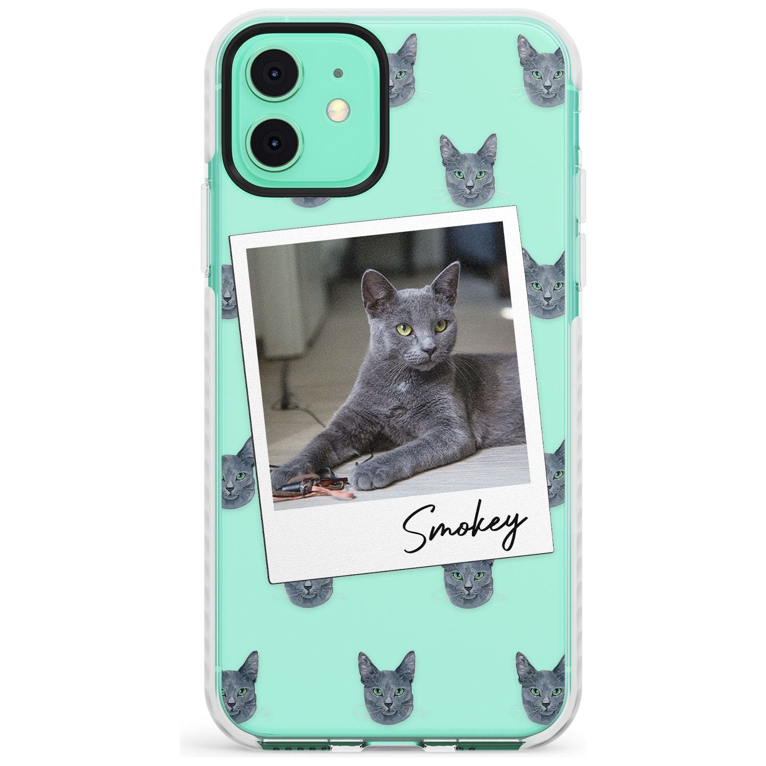 Personalised Korat Cat Photo Impact Phone Case for iPhone 11