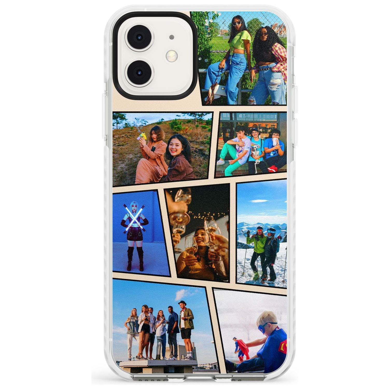 Comic Strip Photo Impact Phone Case for iPhone 11