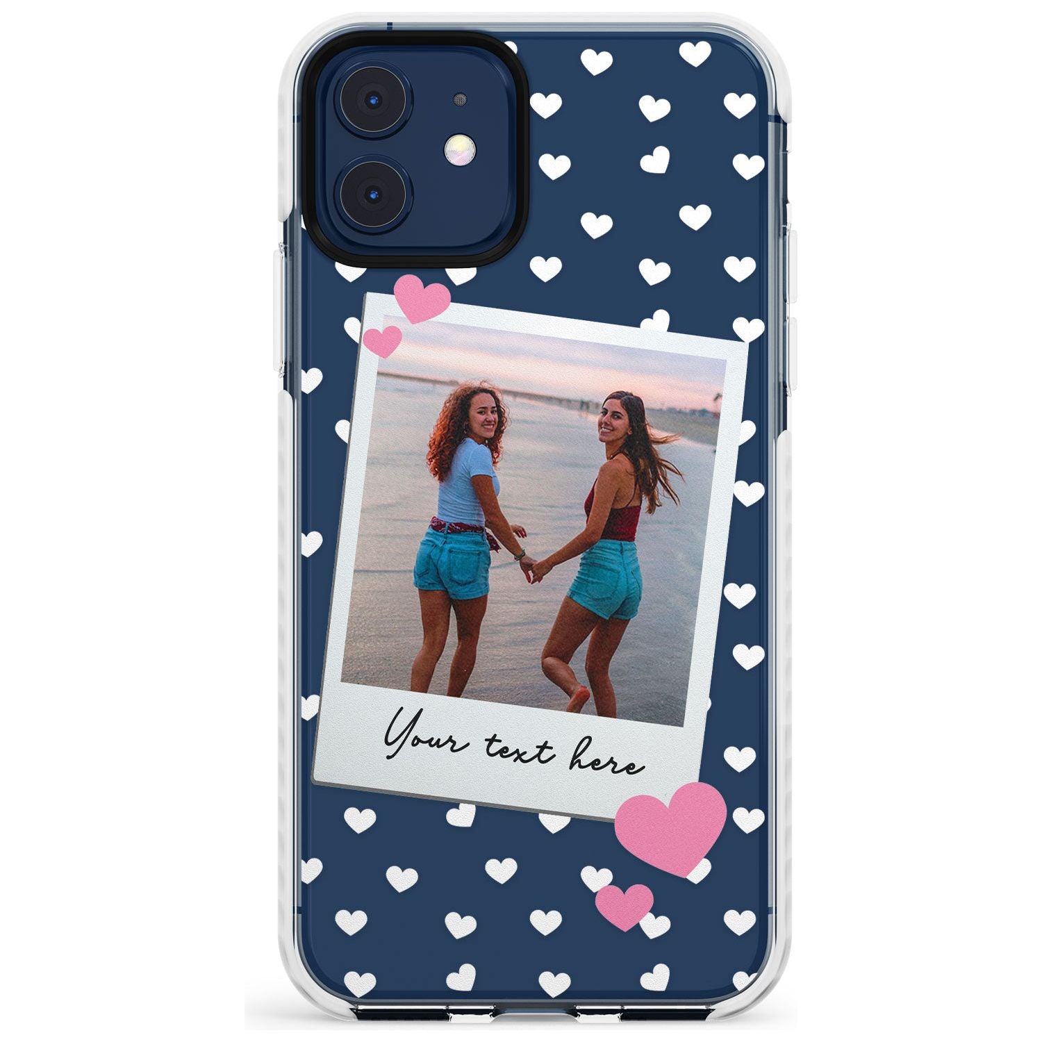 Instant Film & Hearts Slim TPU Phone Case for iPhone 11