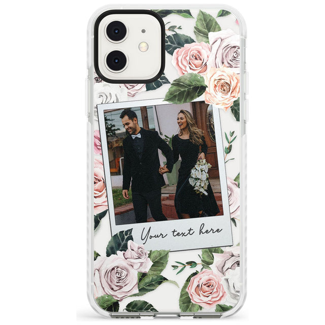 Floral Instant Film Slim TPU Phone Case for iPhone 11