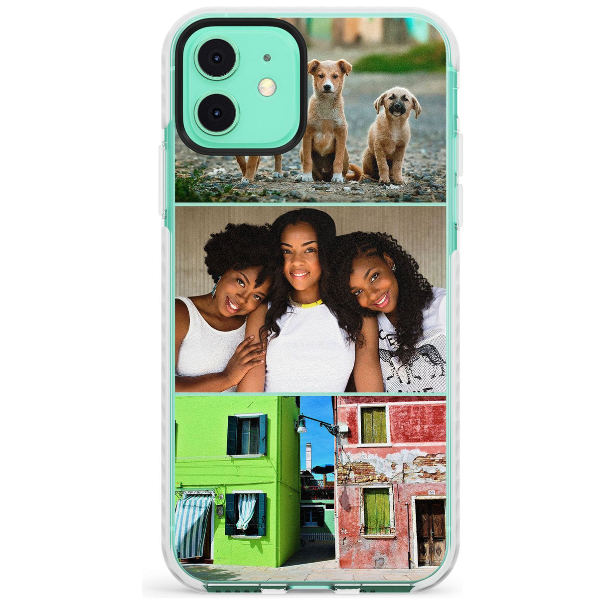 3 Photo Grid  Slim TPU Phone Case for iPhone 11