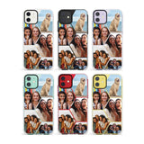 Personalised Heart Photo Grid Impact Phone Case for iPhone 11, iphone 12