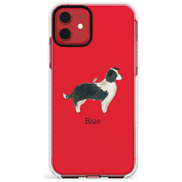 Border Collie Slim TPU Phone Case for iPhone 11