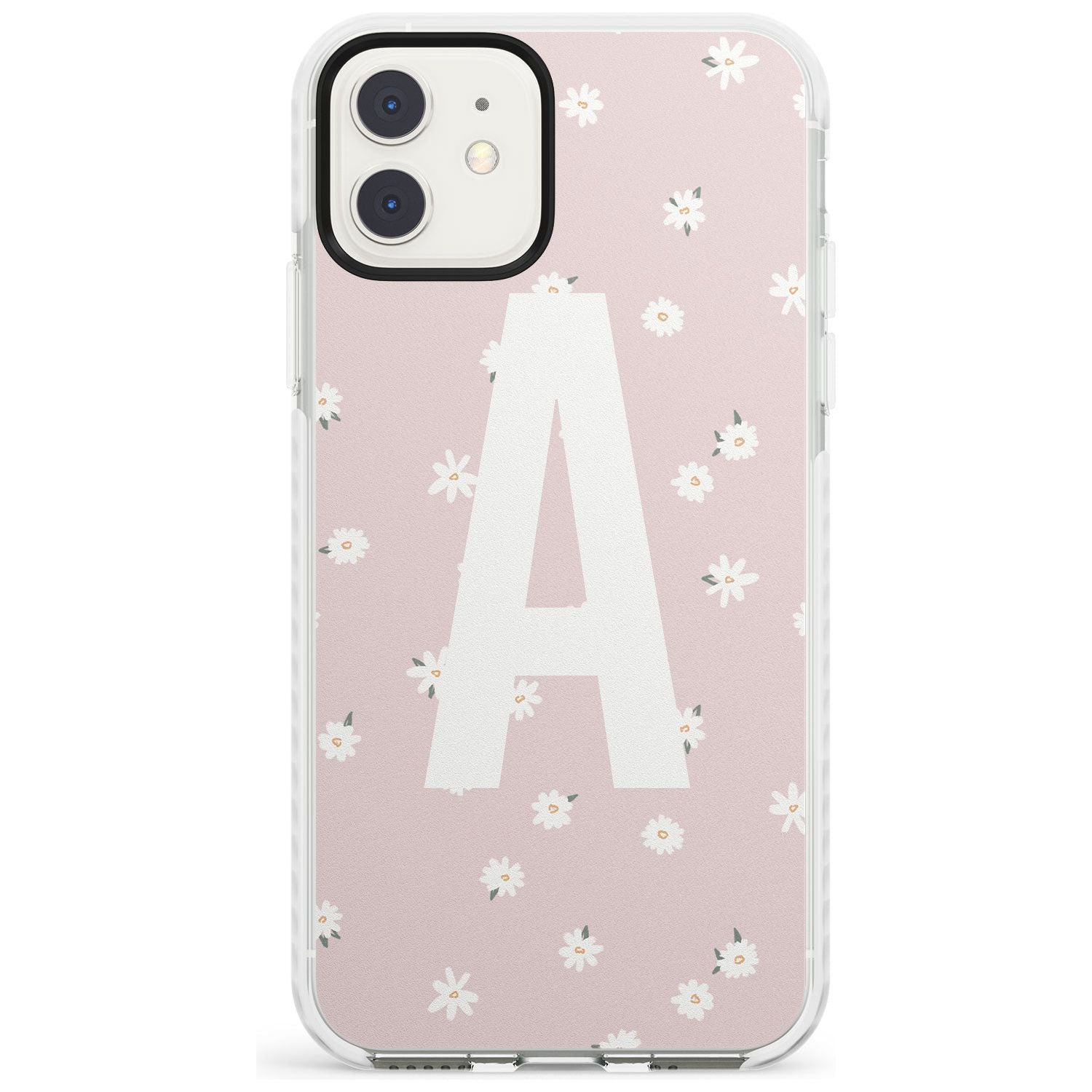 Pink Daisy Custom Impact Phone Case for iPhone 11