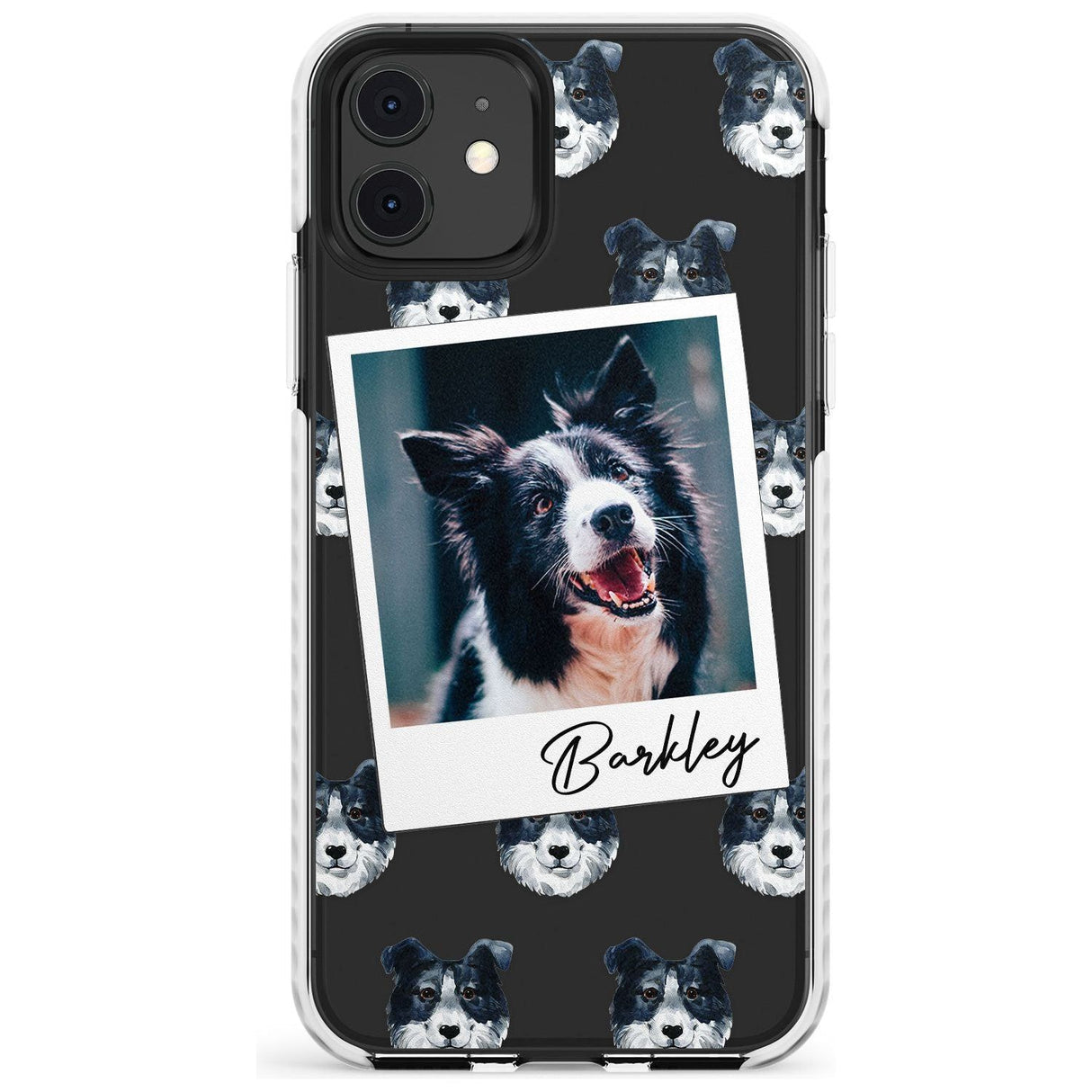 Border Collie - Custom Dog Photo Slim TPU Phone Case for iPhone 11